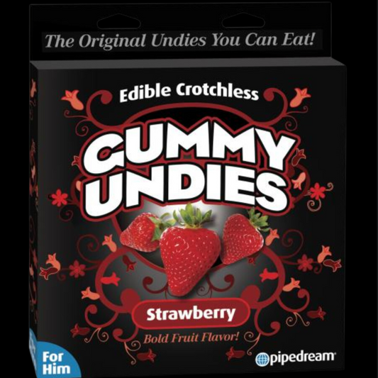 Edible Male Gummy Undies Strawberry